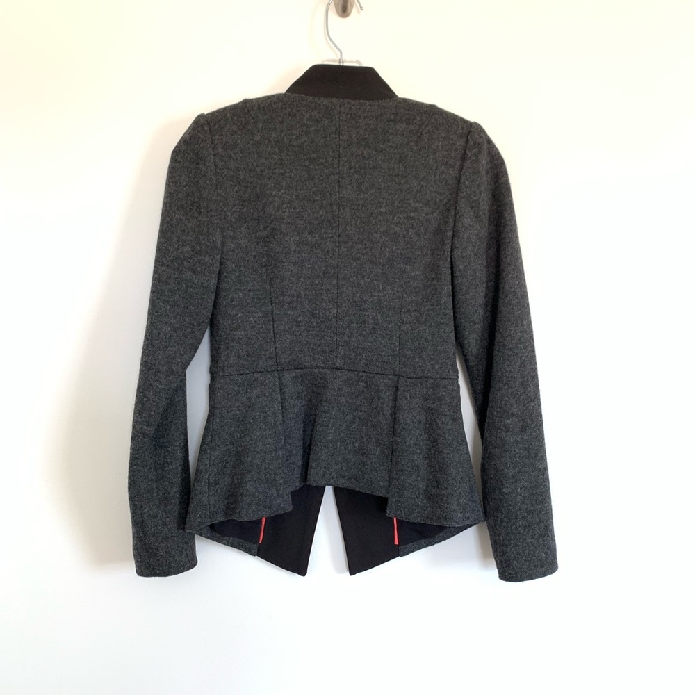 Elevenses Anthropologie Wool Blend Blazer Jacket 0 - Picture 6 of 8